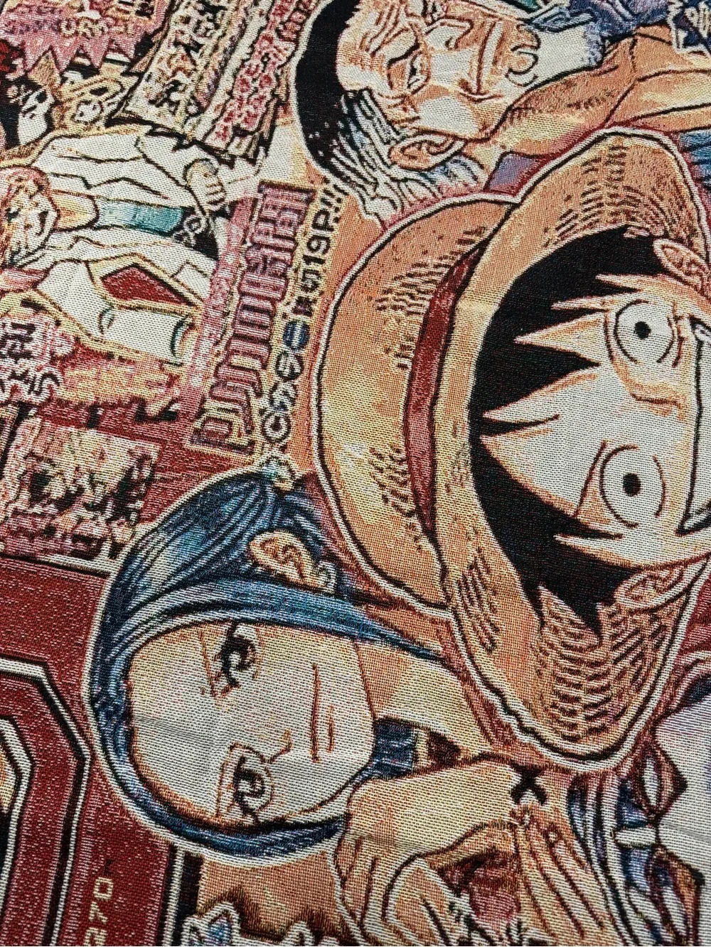 One Piece Luffy Alabasta Woven Tapestry Blanket